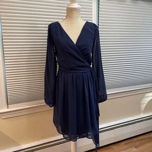 Navy Blue Bridesmaid Dress